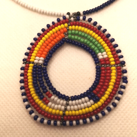 African Maasai Necklace - Picture 2 of 4